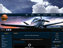 Tablet Screenshot of flightunlimited.net